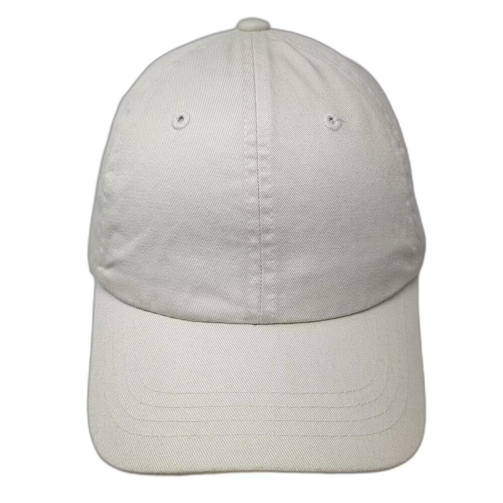 Magic Headwear Baseball Cap Hat Beige OS Adjustable Cotton Blank Plain Curved